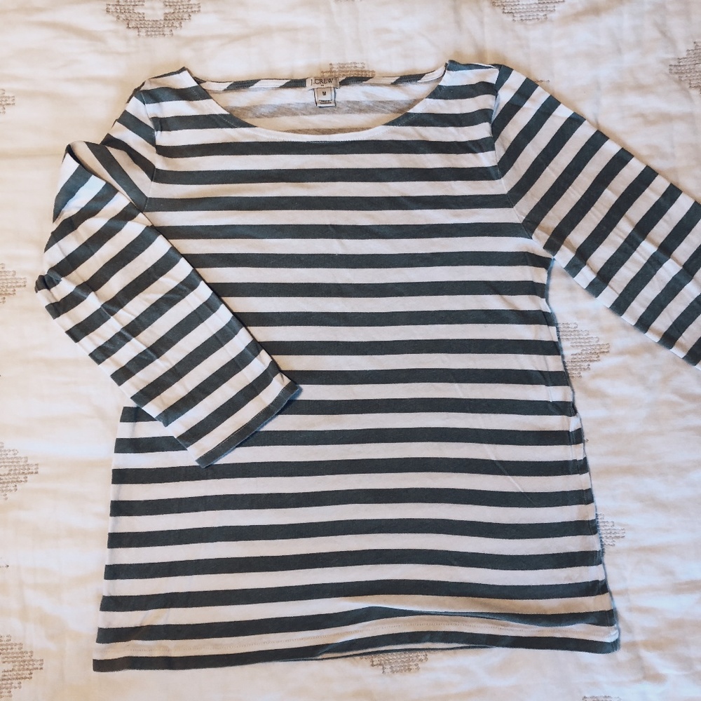 J Crew Sailor Stripe Tee (Size M)